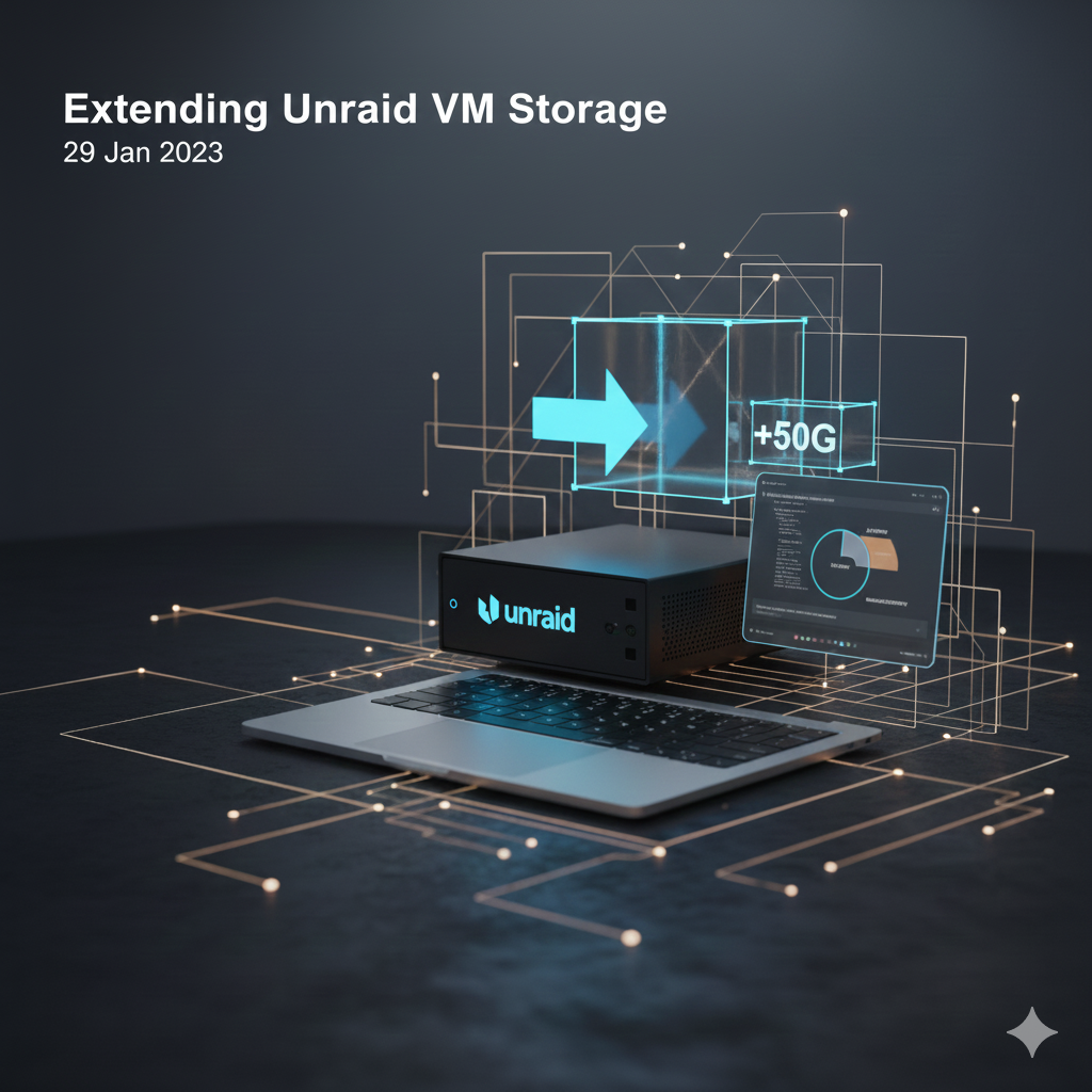 Extending Unraid VM Storage